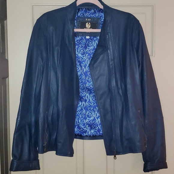 NWOT Exclusive MISURI FIRENZE Leather Jacket - Picture 2 of 4